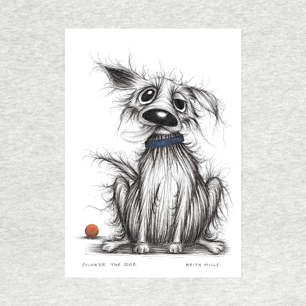 Stinker the dog by Keith Mills